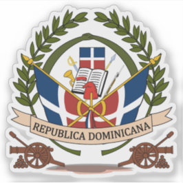 Adesivo Primeira casaco de armas do Dominicano (1844)