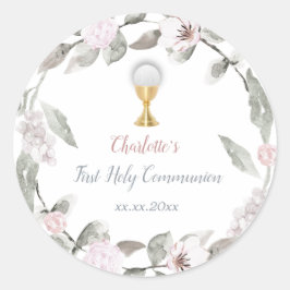 Adesivo Primeira coroa de flores da Comunhão