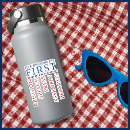 Adesivo Primeira Emenda Liberdade de Expressão Vinil Cut