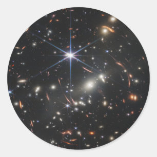 Adesivo Primeira imagem do Telescópio Espacial JWST James