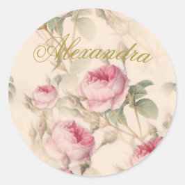 Adesivo Primeira Sagrada Comunidade Personalizada Rosa de