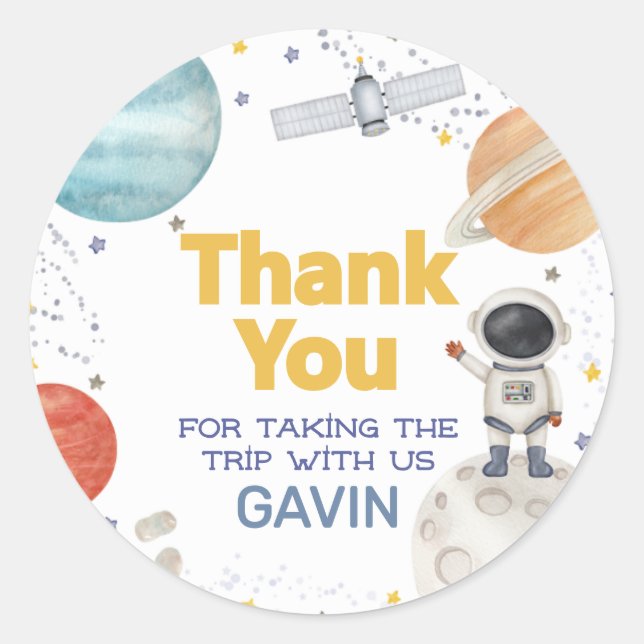 Adesivo Primeira viagem ao redor do Sol Aniversário (Frente)