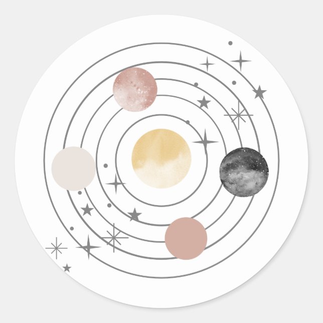 Adesivo Primeira Viagem Em Torno Do Espaço Do Sol (Frente)