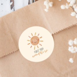 Adesivo Primeira Viagem Em Torno Do Sun 1rua Primeiro Favo