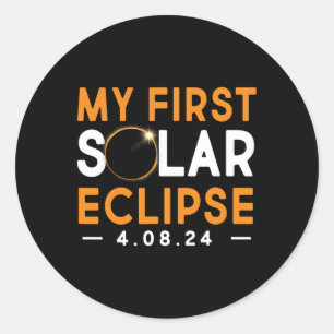 Adesivo Primeiras Garotas De Camisa Solar Eclipse 2024 Sol
