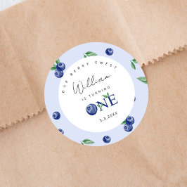 Adesivo Primeiro aniversario de amora-branca-aquarela