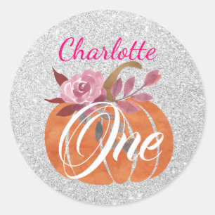 Adesivo Primeiro aniversario de Bombeiros Florais de outon