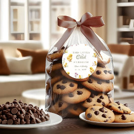 Adesivo Primeiro aniversario de frango Este Pintinho é um 