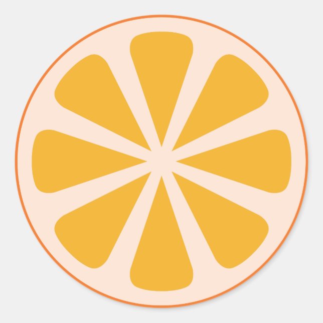 Adesivo Primeiro aniversario de Fruta de Citrus Orange Cit (Frente)