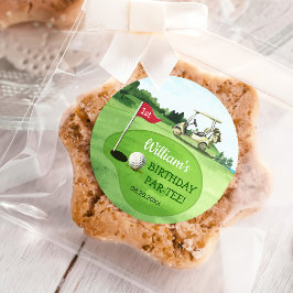 Adesivo Primeiro aniversario de Golfe Verde Par-tee