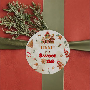 Adesivo Primeiro aniversario de Natal da Casa do Pão de in