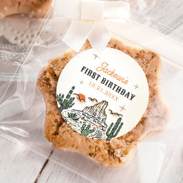 Adesivo Primeiro aniversario de Rodeio do Deserto de Vinta