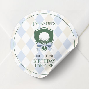 Adesivo Primeiro Aniversário do Boys Azuis Personalizados