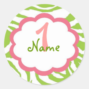 Adesivo Primeiro aniversario Sassy Baby Girl