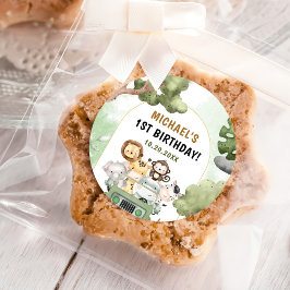 Adesivo Primeiro aniversario Selgle Safari