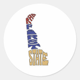 Adesivo Primeiro Estado - Delaware