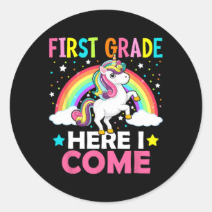 Adesivo Primeiro Grau Aqui Eu Vim Unicorn Voltar Para A Es