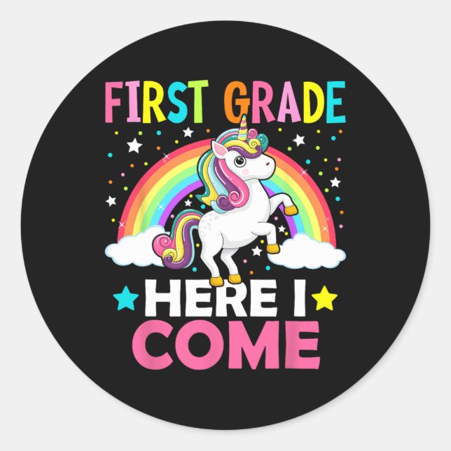 Adesivo Primeiro Grau Aqui Eu Volto Para A Escola 1ruas (Frente)