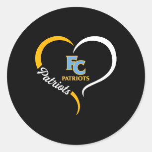 Adesivo Primeiro Logotipo Patriótico Colonial Slogan Hs Me