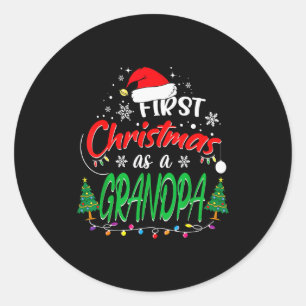 Adesivo Primeiro Natal como Avô Novo Avô 1º N