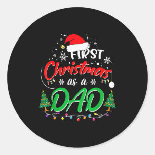 Adesivo Primeiro Natal como Papai Novo Papai 1º Natal