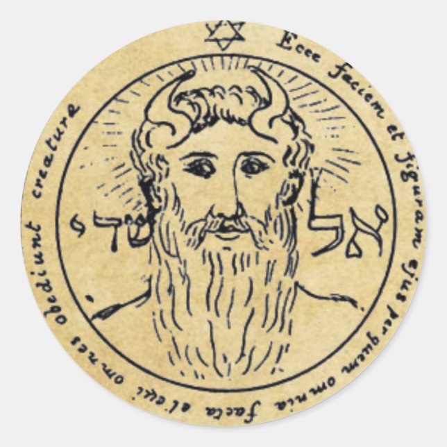 Adesivo Primeiro Pentáculo do Sol (Frente)