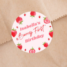 Primeiro primeiro aniversario do Strawberry Berry