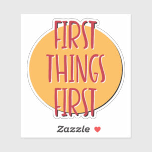 Adesivo Primeiro Slogan de 12 Etapas