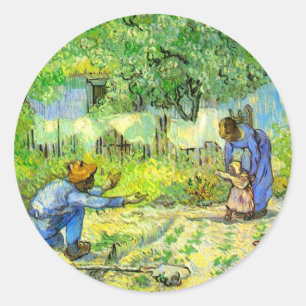 Adesivo Primeiros passos, 1890 Vincent van Gogh.
