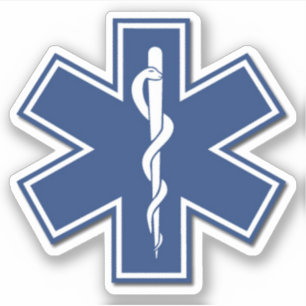 Adesivo Primeiros respondedores paramédicos EMT EMS
