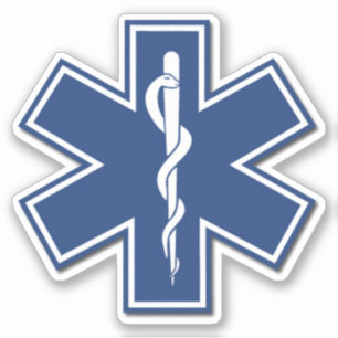 Adesivo Primeiros respondedores paramédicos EMT EMS