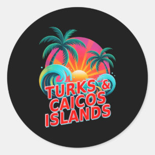 Adesivo Primo das Ilhas Turcas e Caicos Família