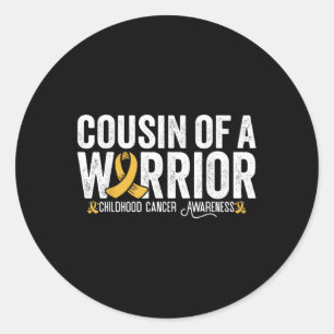 Adesivo Primo De Um Cancer De Infância Guerreiro
