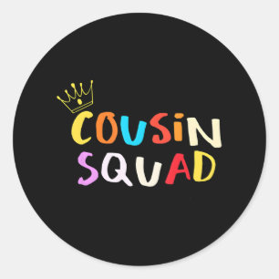Adesivo Primo do Campo 2018, Cousin Squad, Nova Tripulação