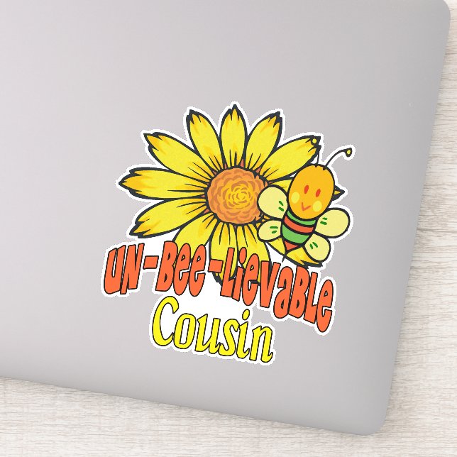 Adesivo Primo inacreditável Girassóis e Abelhas (Detalhe)