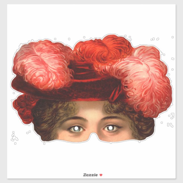 Adesivo Primo Kate - Vintage Victorian Mask Sticker (Folha)
