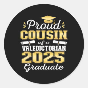 Adesivo Primo Orgulhoso De 2025, Formando Valedictoriano 2