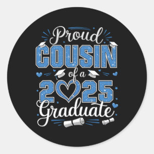 Adesivo Primo Orgulhoso De Um Graduando Da Turma De 2025 2