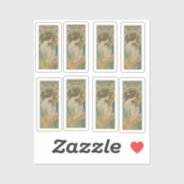 Adesivo Primrose por Alphonse Mucha (1899)