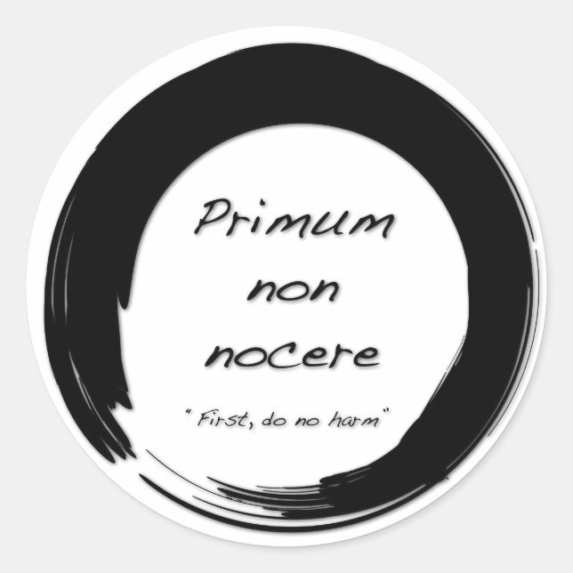 Adesivo Primum Non Nocere (Frente)