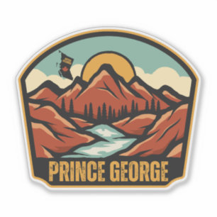 Adesivo Prince George, Colúmbia Britânica