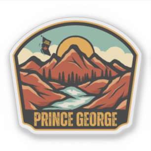 Adesivo Prince George, Colúmbia Britânica