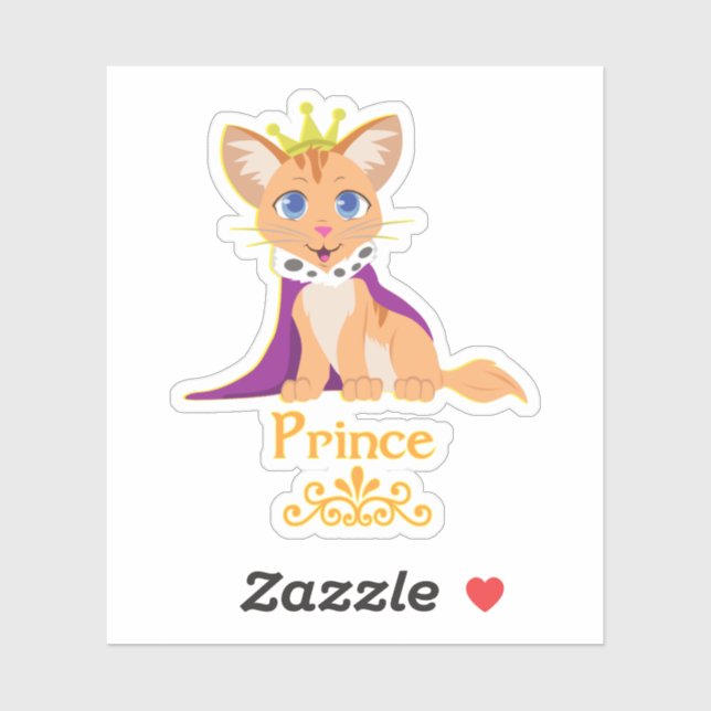 Adesivo Prince Kitten (Folha)