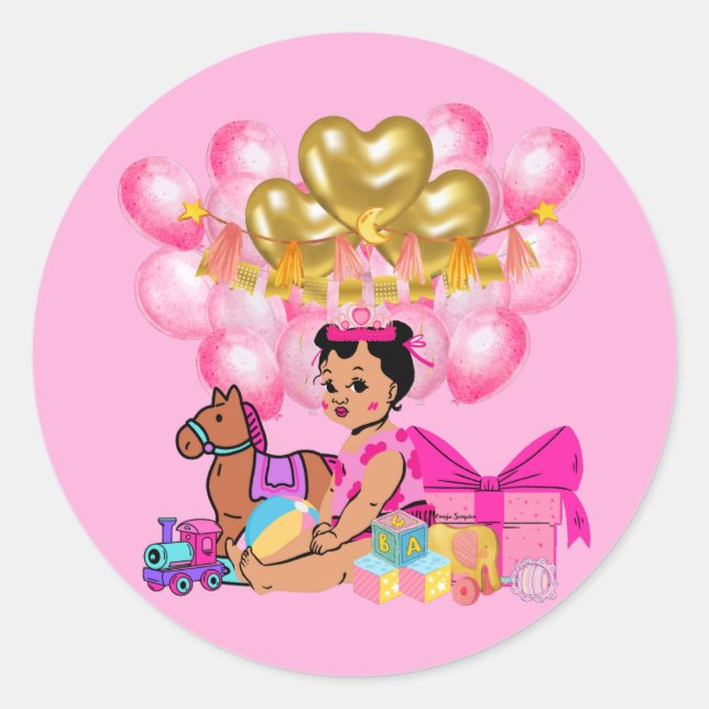 Adesivo Princesa a Rosa (Frente)