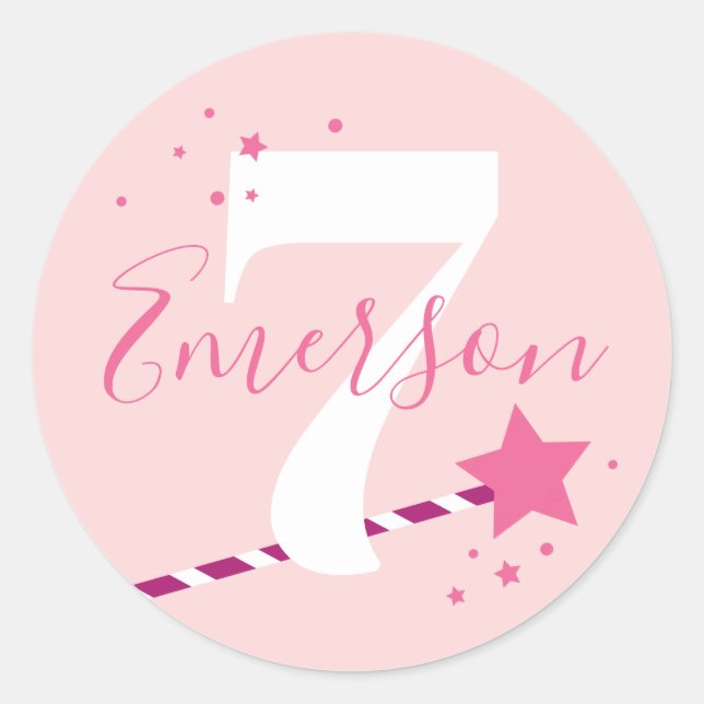 Adesivo Princesa aniversário de criança (Frente)