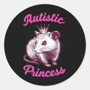 Adesivo Princesa Autista Gambá 3