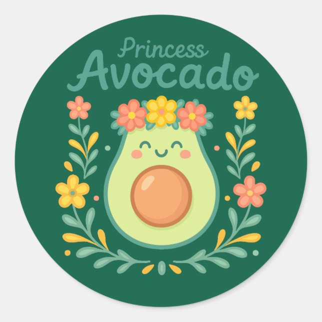 Adesivo Princesa Avocado (Frente)