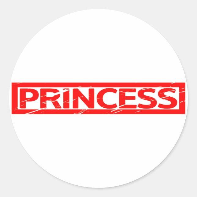 Adesivo Princesa Carimbo (Frente)
