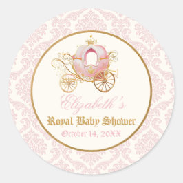 Adesivo Princesa Carruagem rosa Fairytale
