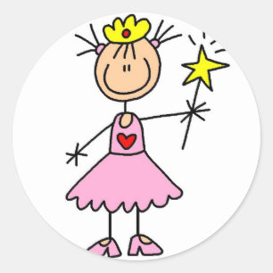 Adesivo Princesa com Wand Sticker